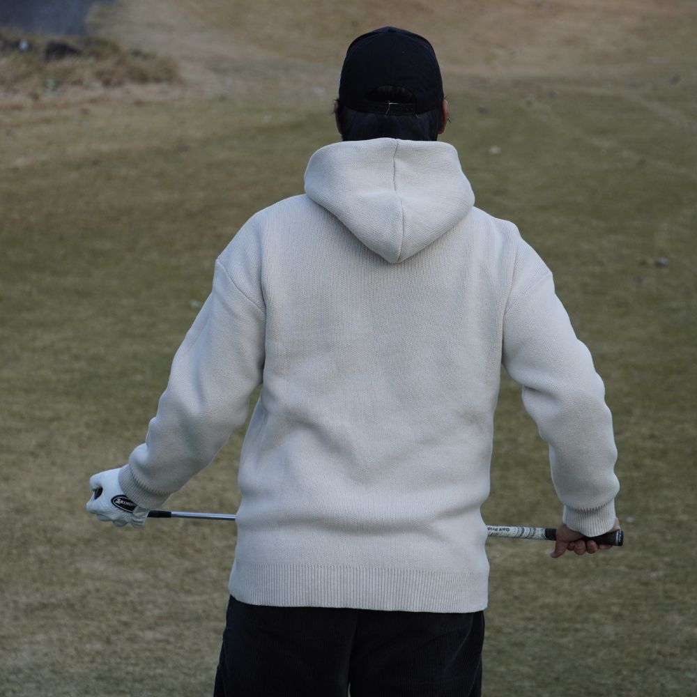 freaks logo knit hoodie – GOLF FREAKS STORE
