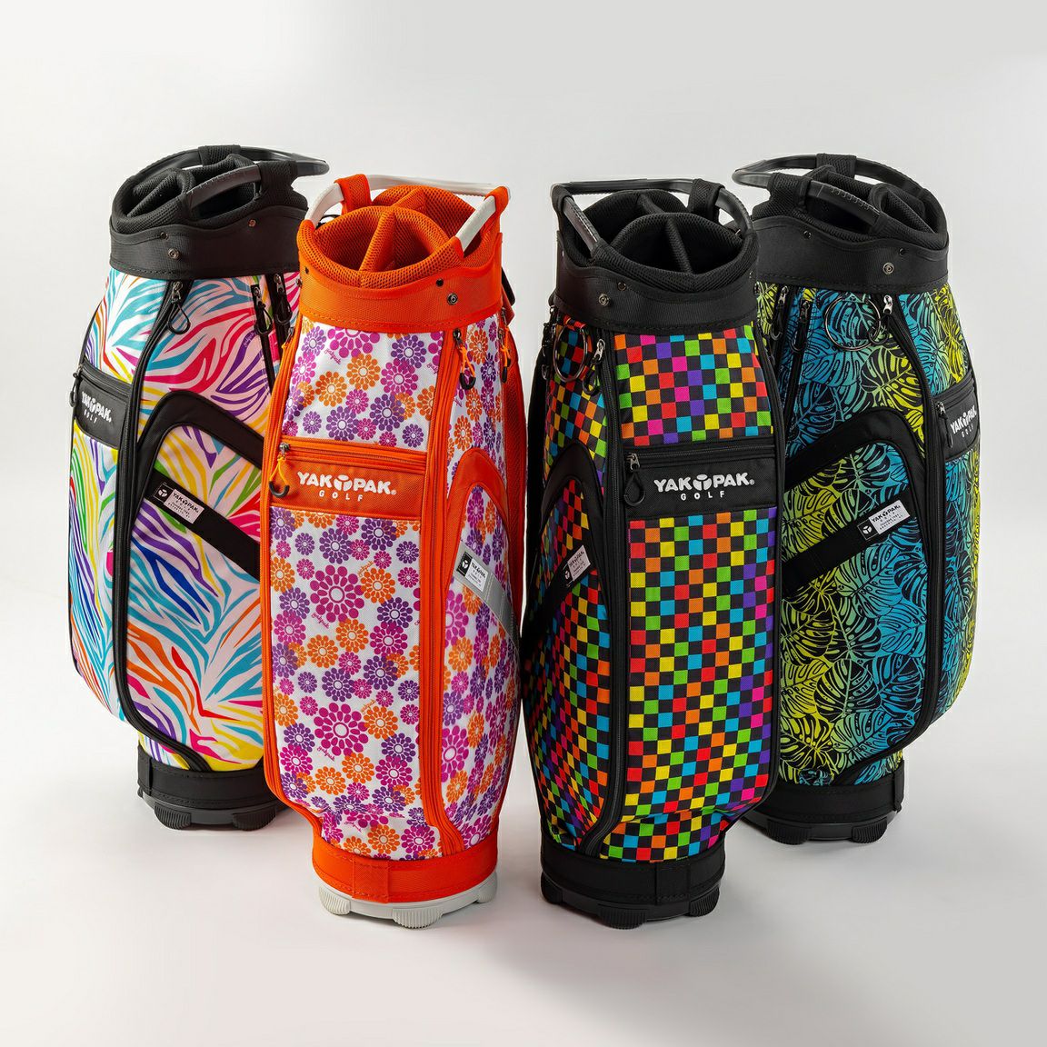 YAKPAK ゴルフバッグ カラフルゼブラ柄 新商品 【公式通販】