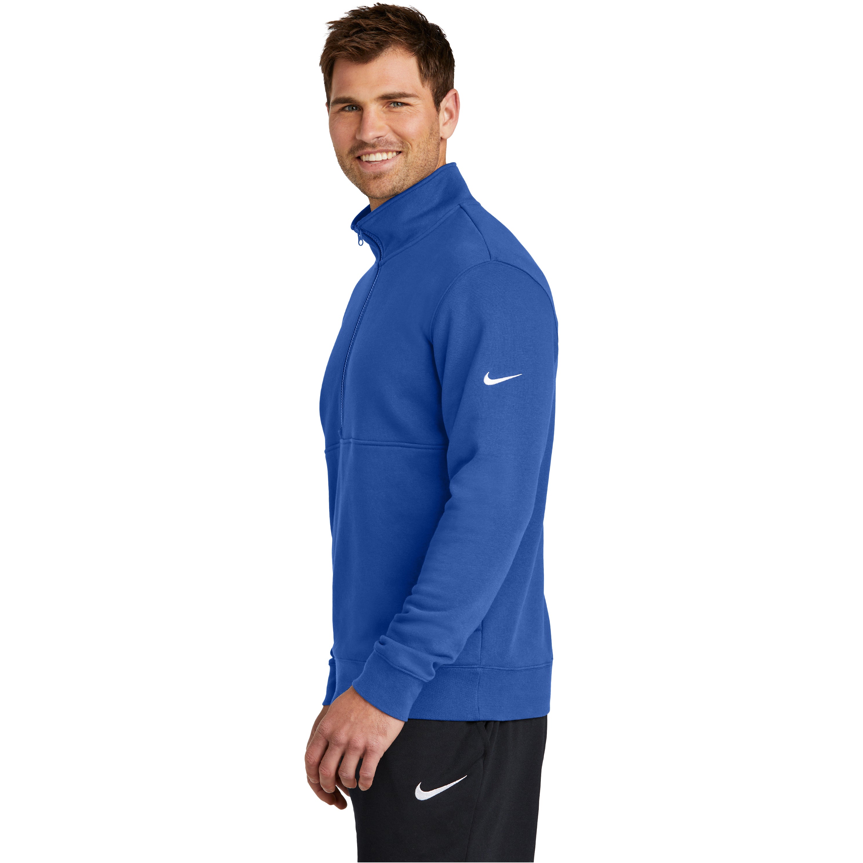 Nike Swoosh Sleeve 1/2 Zip Club Fleece – Golf Team Products
