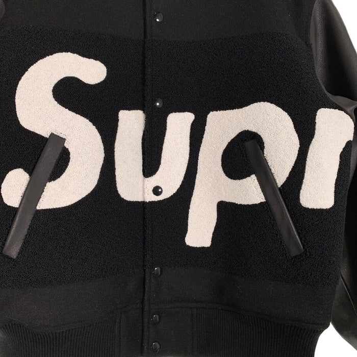 SUPREME シュプリーム 24SS Big Logo Chenille Varsity Jacket