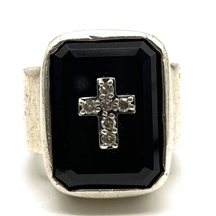 Justin Davis ジャスティンデイビス エミネムリング オニキス ダイヤ