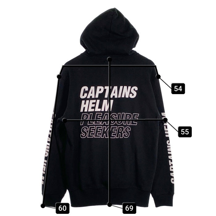 CAPTAINS HELM キャプテンズヘルム PLEASURE SEEKERS HOODIE プリント