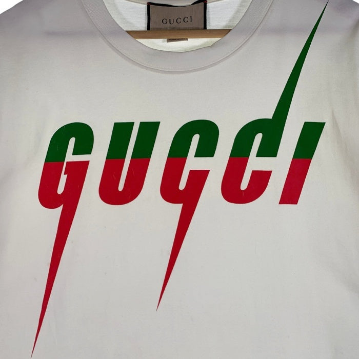 Gucci グッチ ブレードプリントTシャツ ホワイト 565806 XJAZY Size M