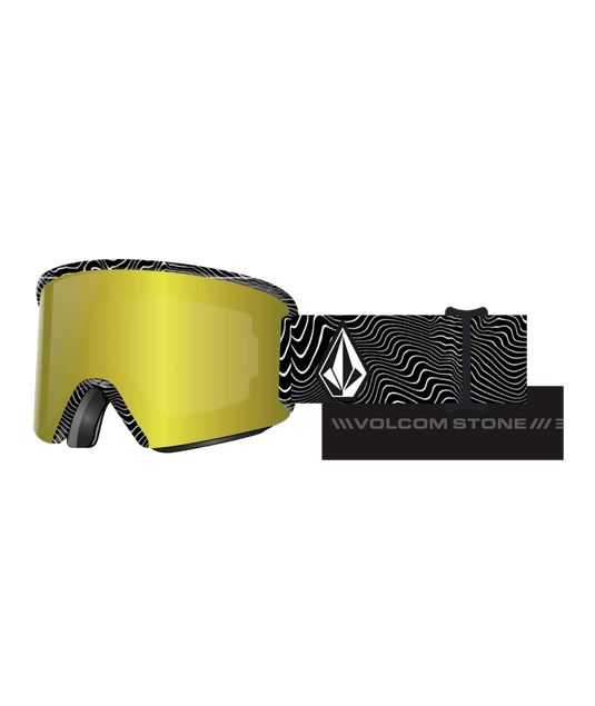 Volcom Garden 2 Snow Goggle - Op Art/Gold Chrome – Gorge Performance