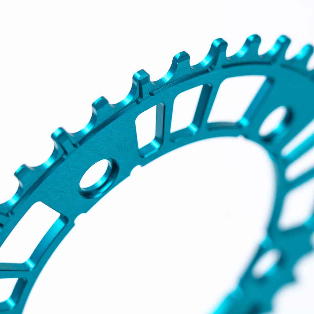AARN* narrow wide chainring (BL limited teal) - BLUE LUG GLOBAL