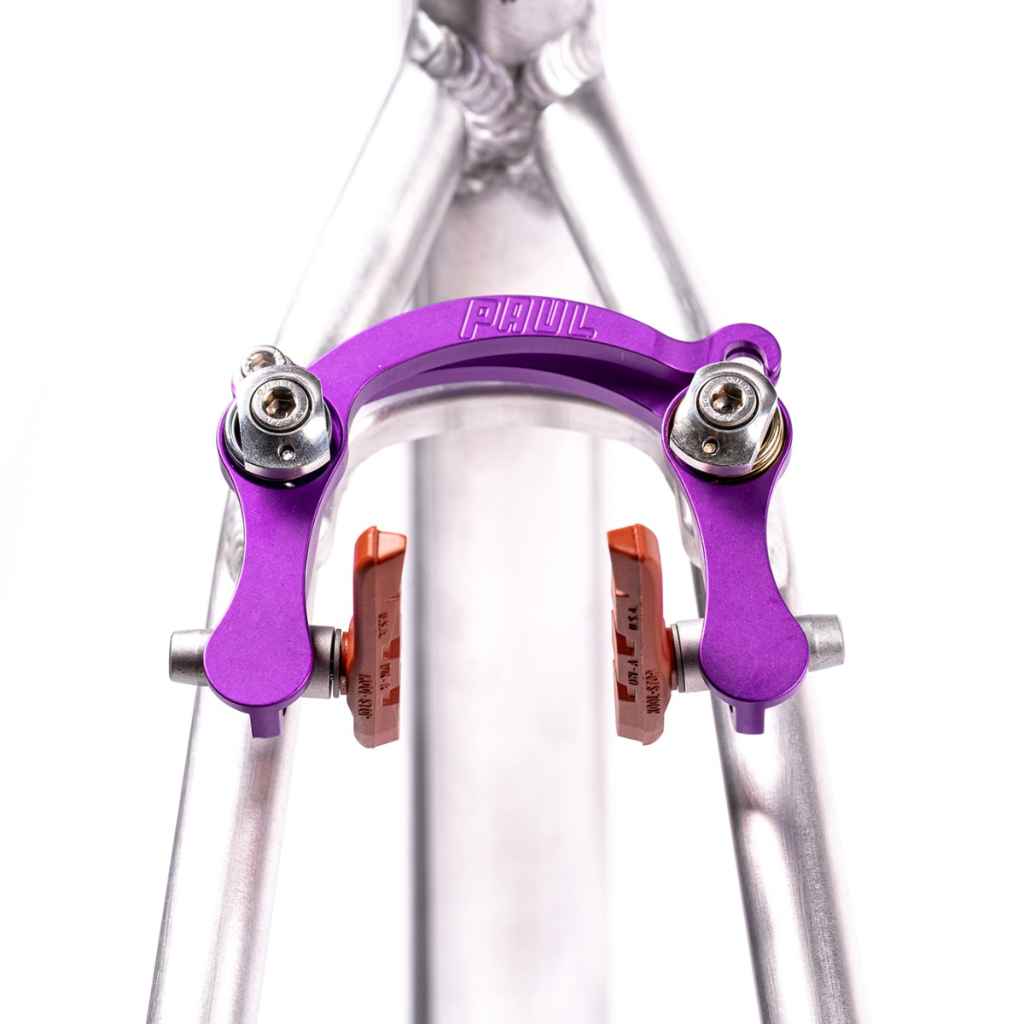 PAUL* racer brake Braze-on (purple) - BLUE LUG GLOBAL ONLINE STORE