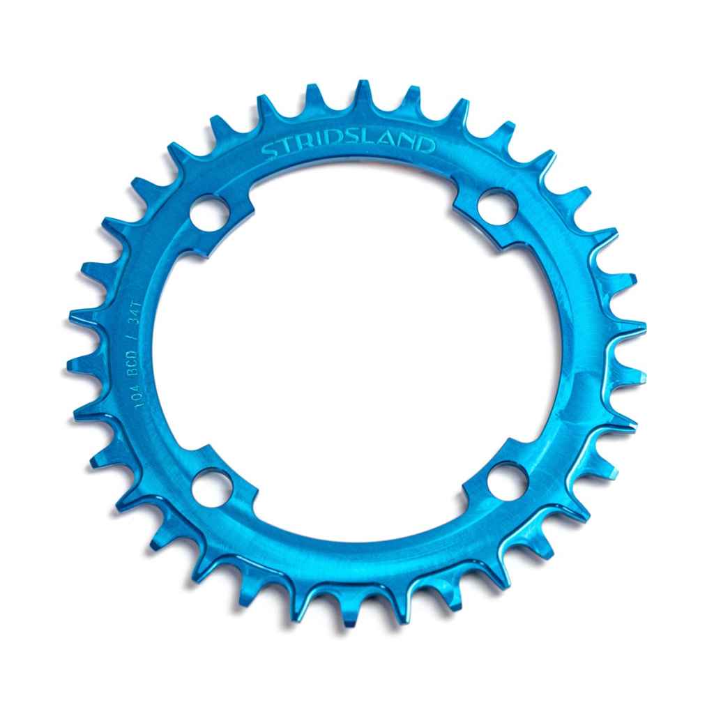 STRIDSLAND* narrow wide chainring (blue) - BLUE LUG GLOBAL ONLINE