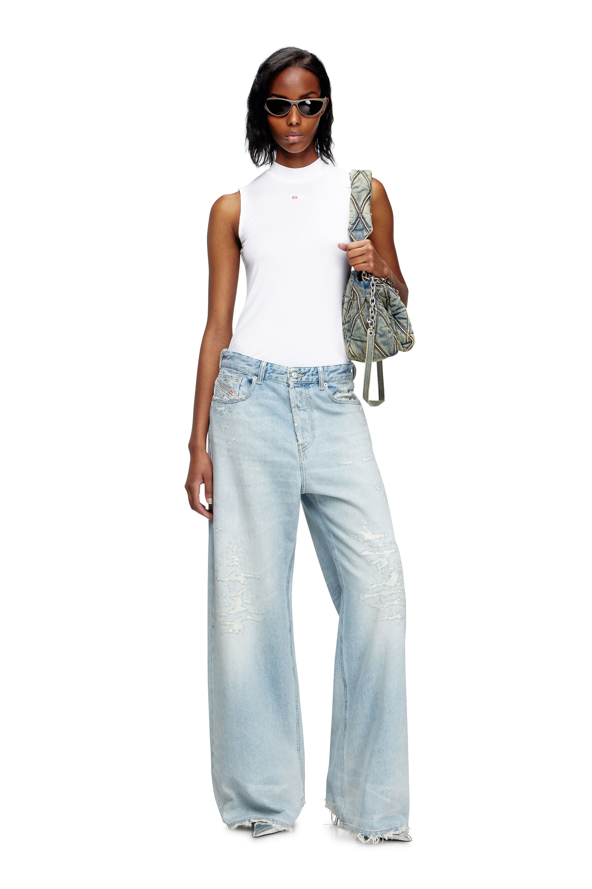 Women's Relaxed Jeans | Light Blue | Diesel 1996 D-Sire