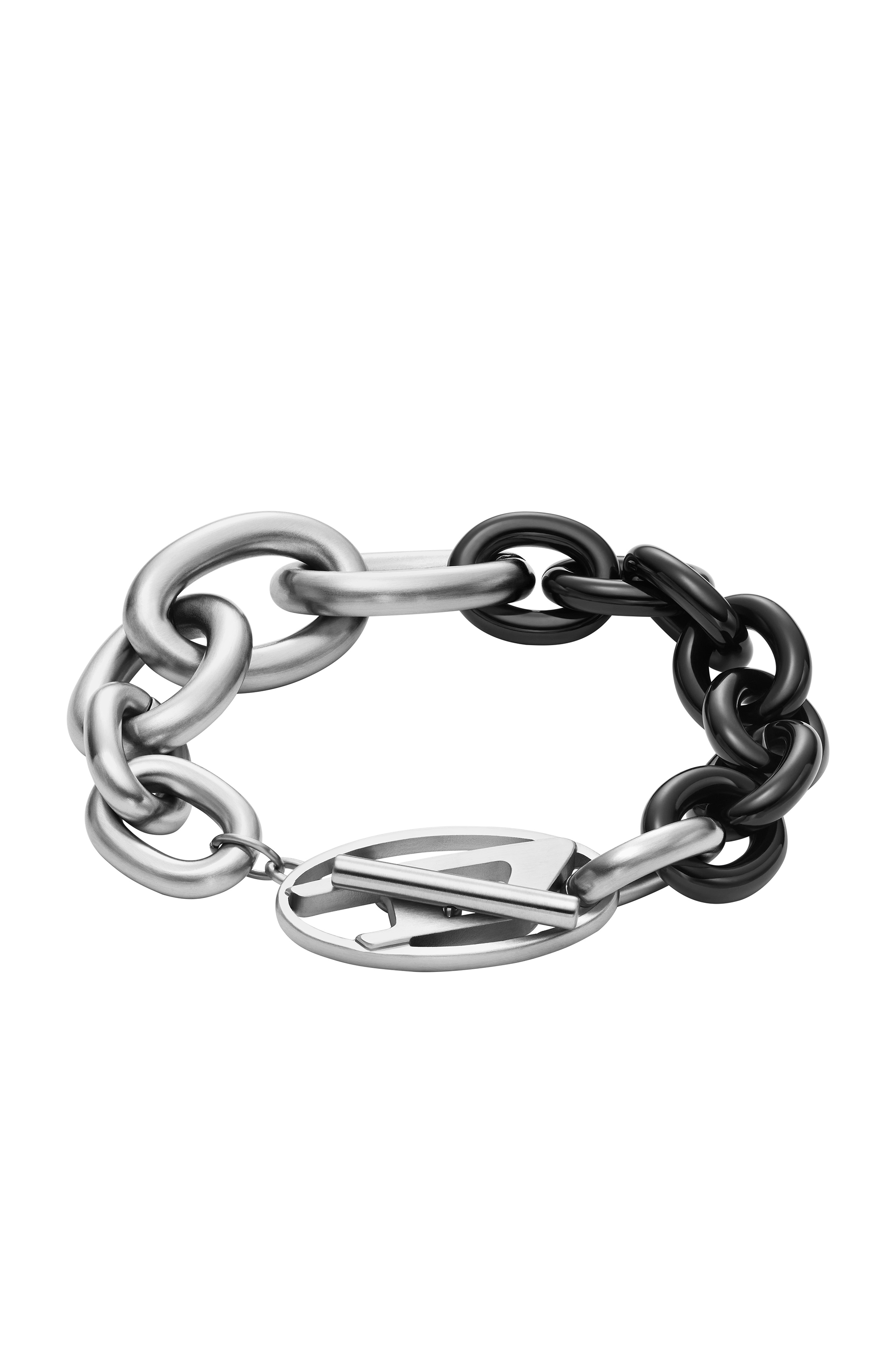 Women's Two-Tone Stainless Steel Chain Bracelet | Silver | Diesel