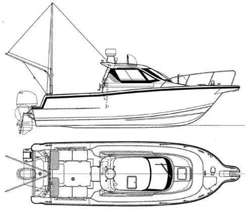 居住性と航行性能に優れた高性能フィッシングボート ヤマハ「YF-27」新
