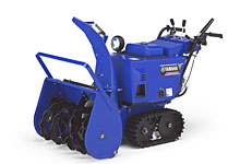 家庭用からハイパワーモデルまで全12機種 青い除雪機「ヤマハスノー