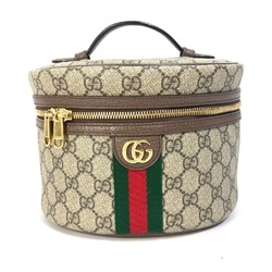Gucci 611001 Sherry line Cosmetic case Hand Bag with mirror Vanity
