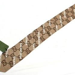 Gucci Balenciaga collaboration Maxi GG neck bow scarf 676777