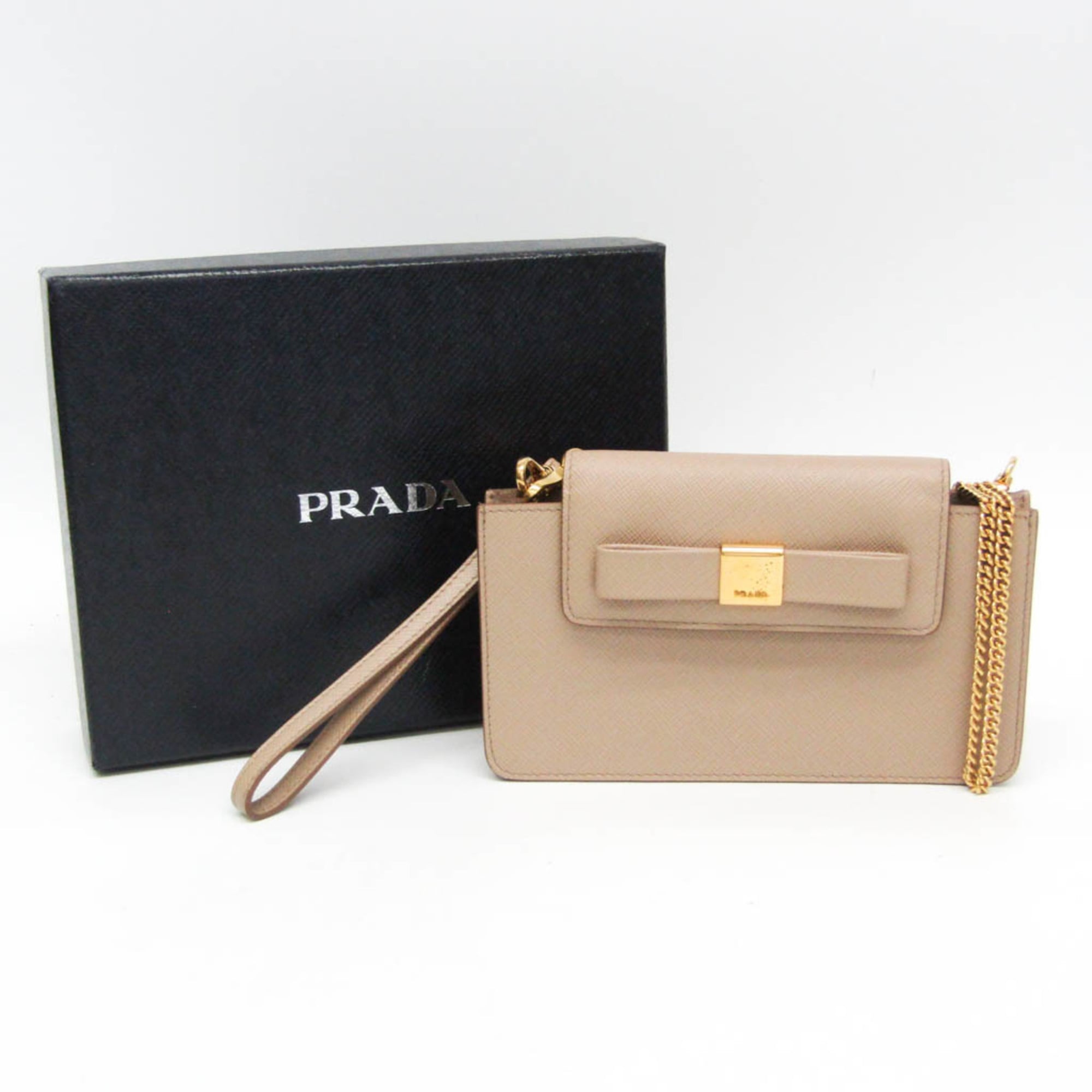 プラダ(Prada) サフィアーノ Fiocco スマホ ケース 1ZH034 レディース