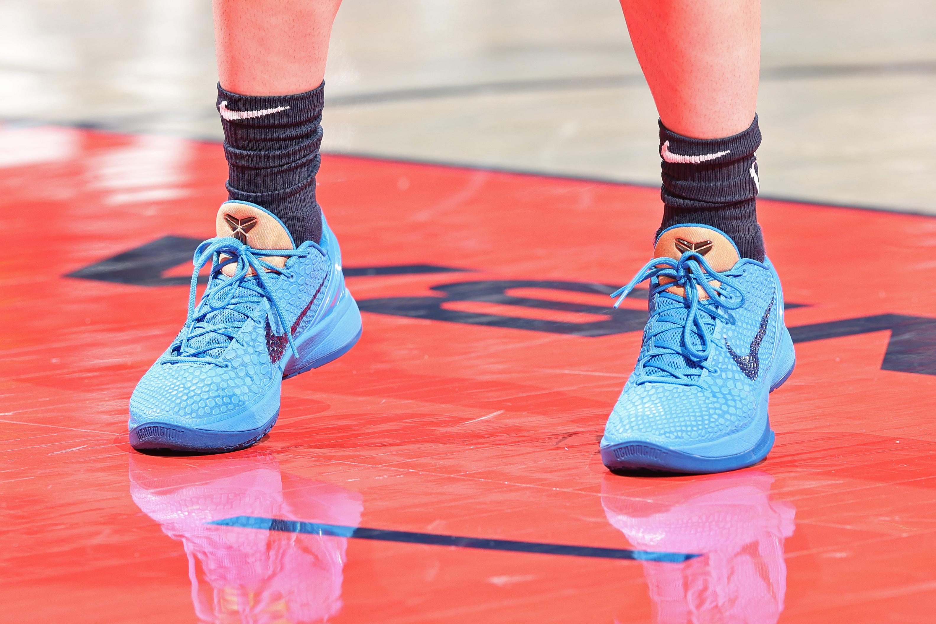 Caitlin Clark Debuts 'Cookie Monster' Kobe 6 PE Shoes in Photos