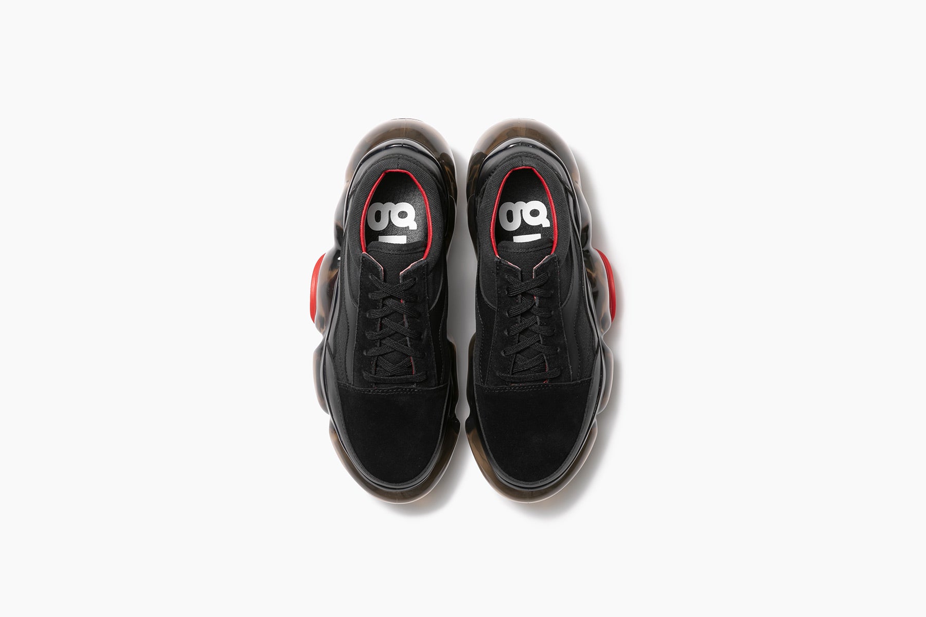 MOOPIE SKATE - BLACK RED / BLACK RED (ムーピー スケート - ブラック