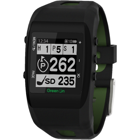 THE GOLF グリーンオン G016 THE GOLF WATCH ZEAL 腕時計型ゴルフ用GPS