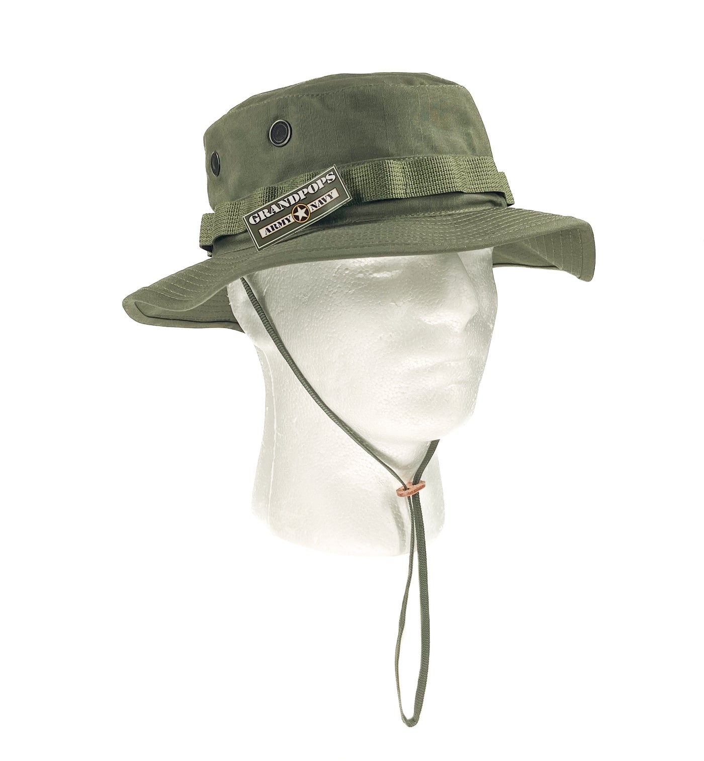 OD Green Jungle Hat Rip-Stop Made In USA – GRANDPOPSARMYNAVY