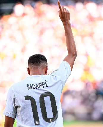 Mbappé handed iconic Real Madrid No.10 jersey - Graphic Online