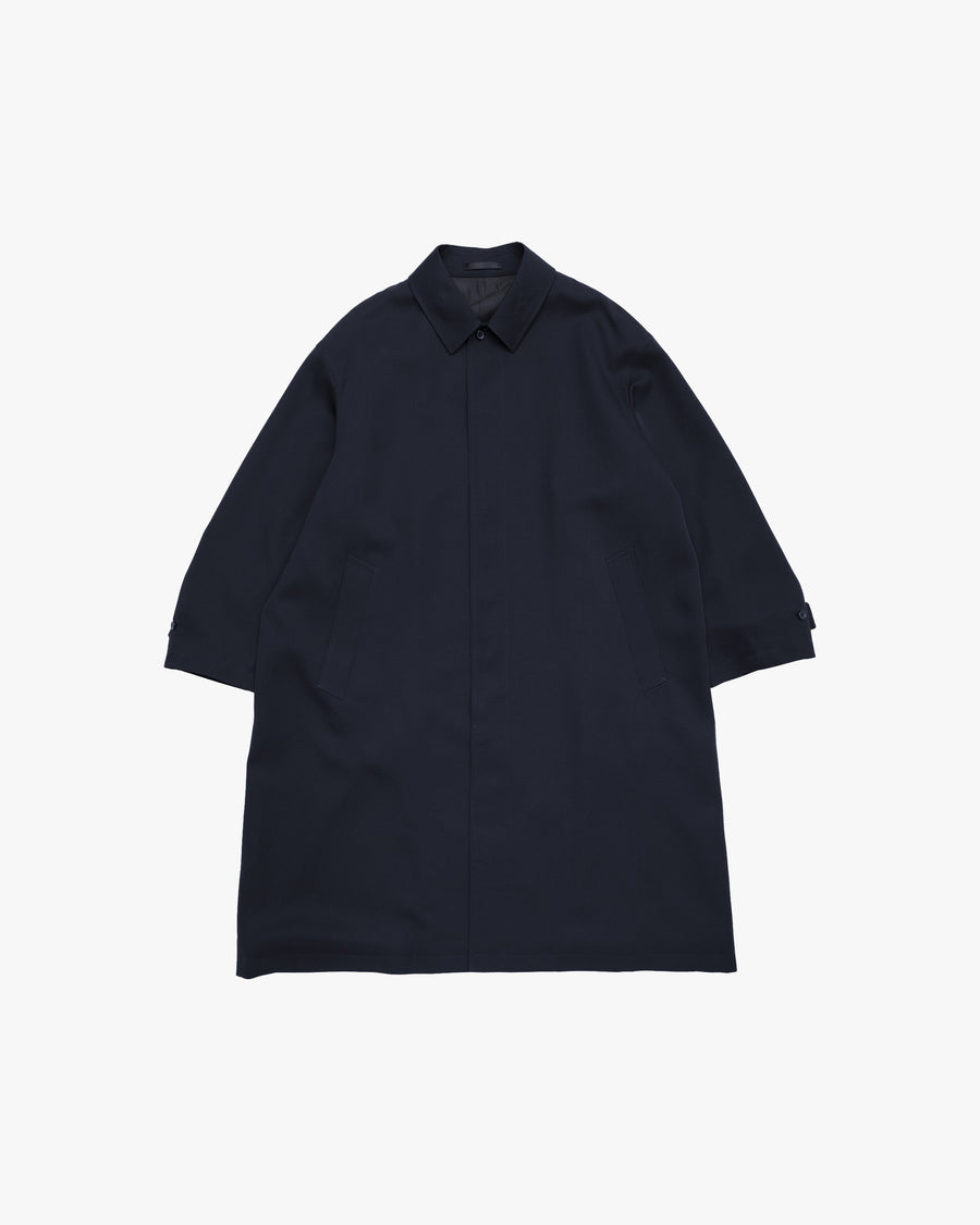 Scale Off Wool Balmacaan Coat – Graphpaper