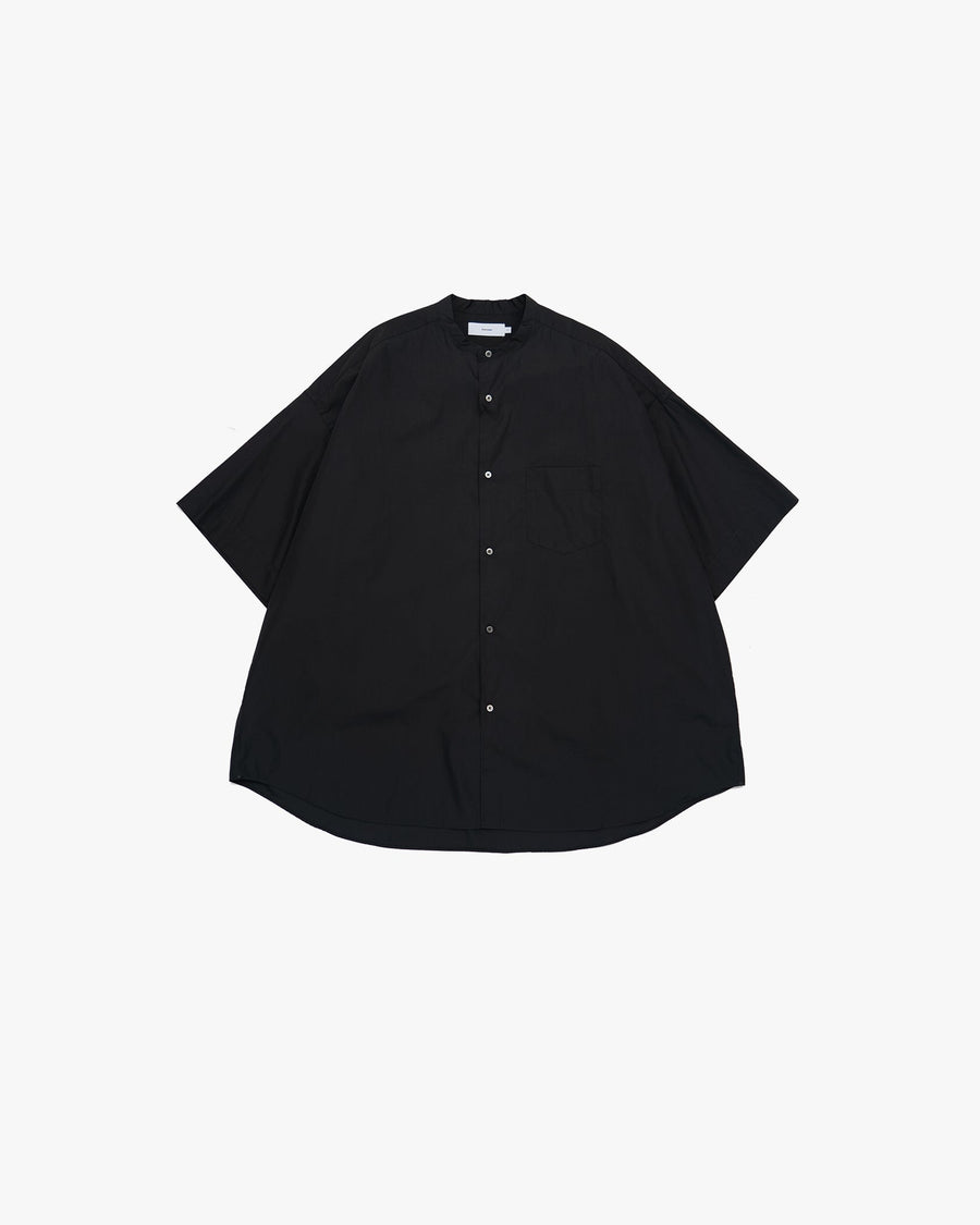 Broad S/S Oversized Band Collar Shirt – Graphpaper