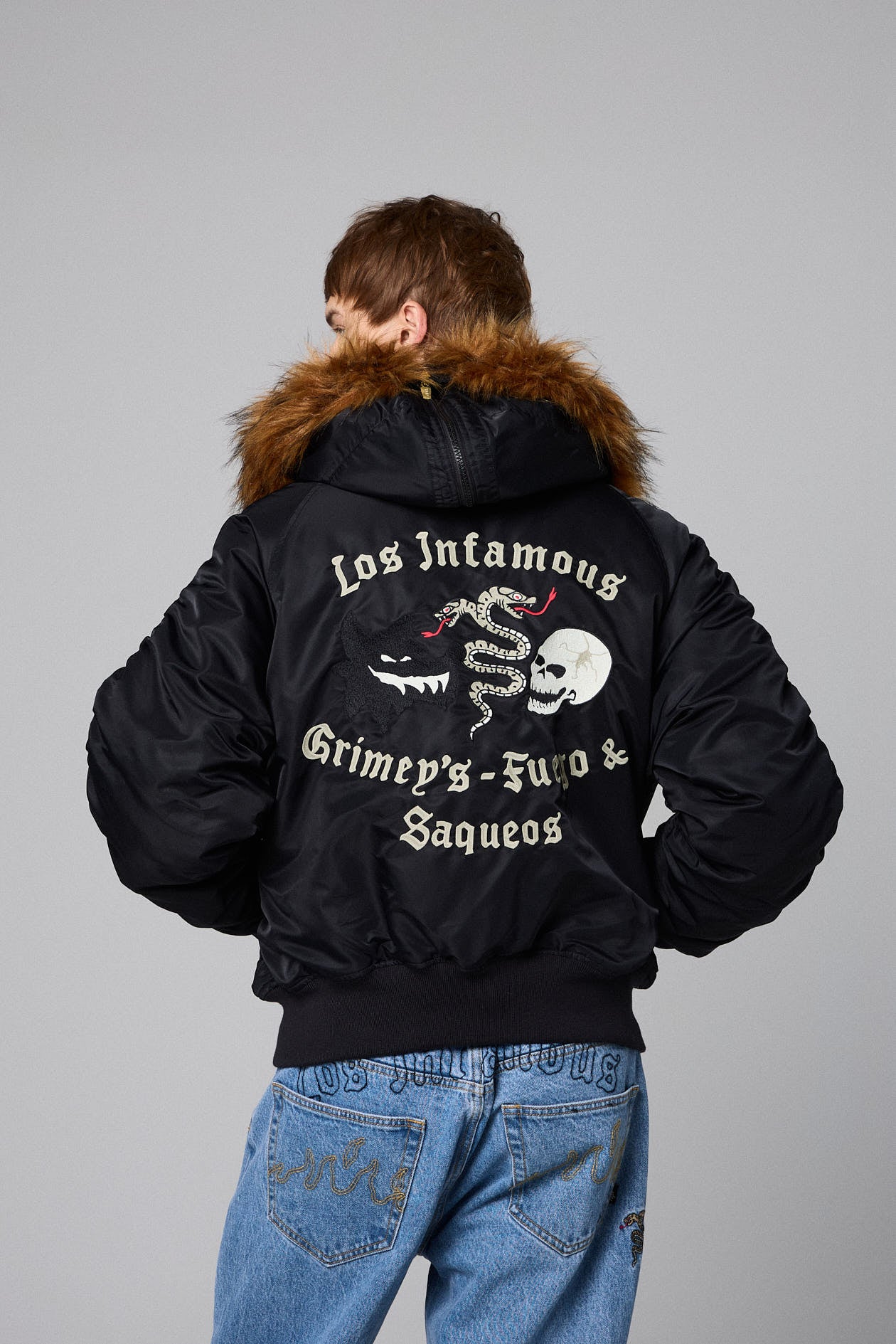 THE PLANET N-2B FLIGHT JACKET BLACK – Grimey Store