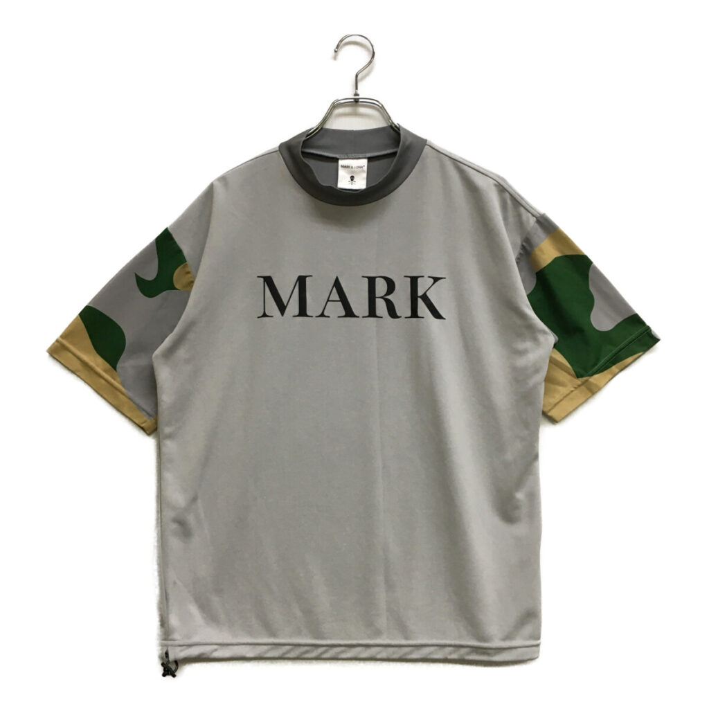 MARK&LONA マークアンドロナ モックネック 半袖Tシャツ 黒M MARK&LONA