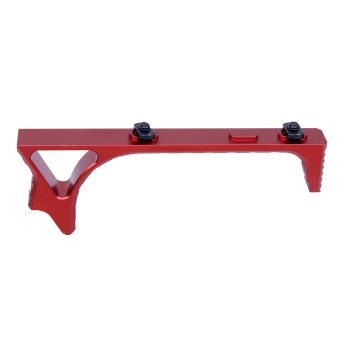 Ultralight Red Skeletonized M-LOK Angled Grip for Rifle Accessories
