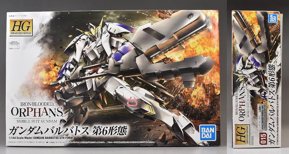 HG ガンダムバルバトス第6形態のパッケージ・ランナー レビュー