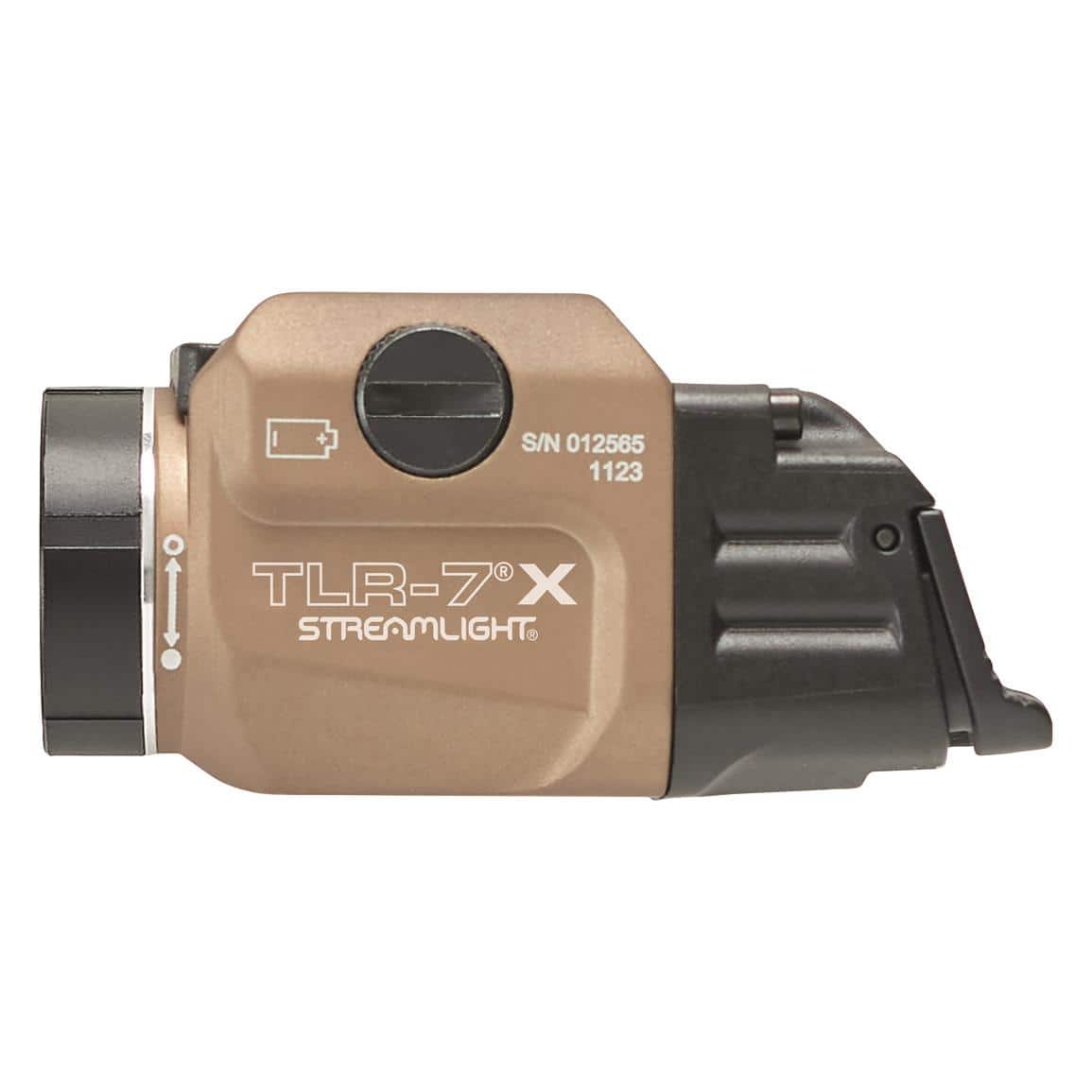 streamlight TLR-7X FDE w/ cr123 battery | GunfightersINC