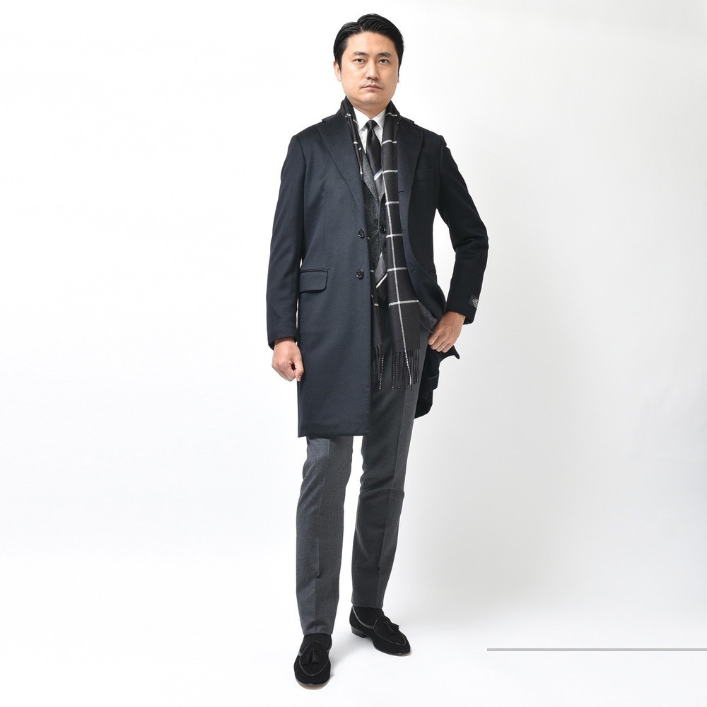 珠玉の一着！②RING JACKET(リングヂャケット) 別注カシミアコート1型