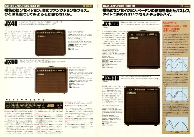 ヤマハ ギターアンプカタログ 1980
