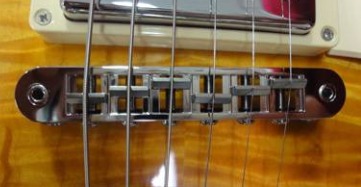 ブリッジ、テールピース、スタッド交換 – レスポールをとことんいじる