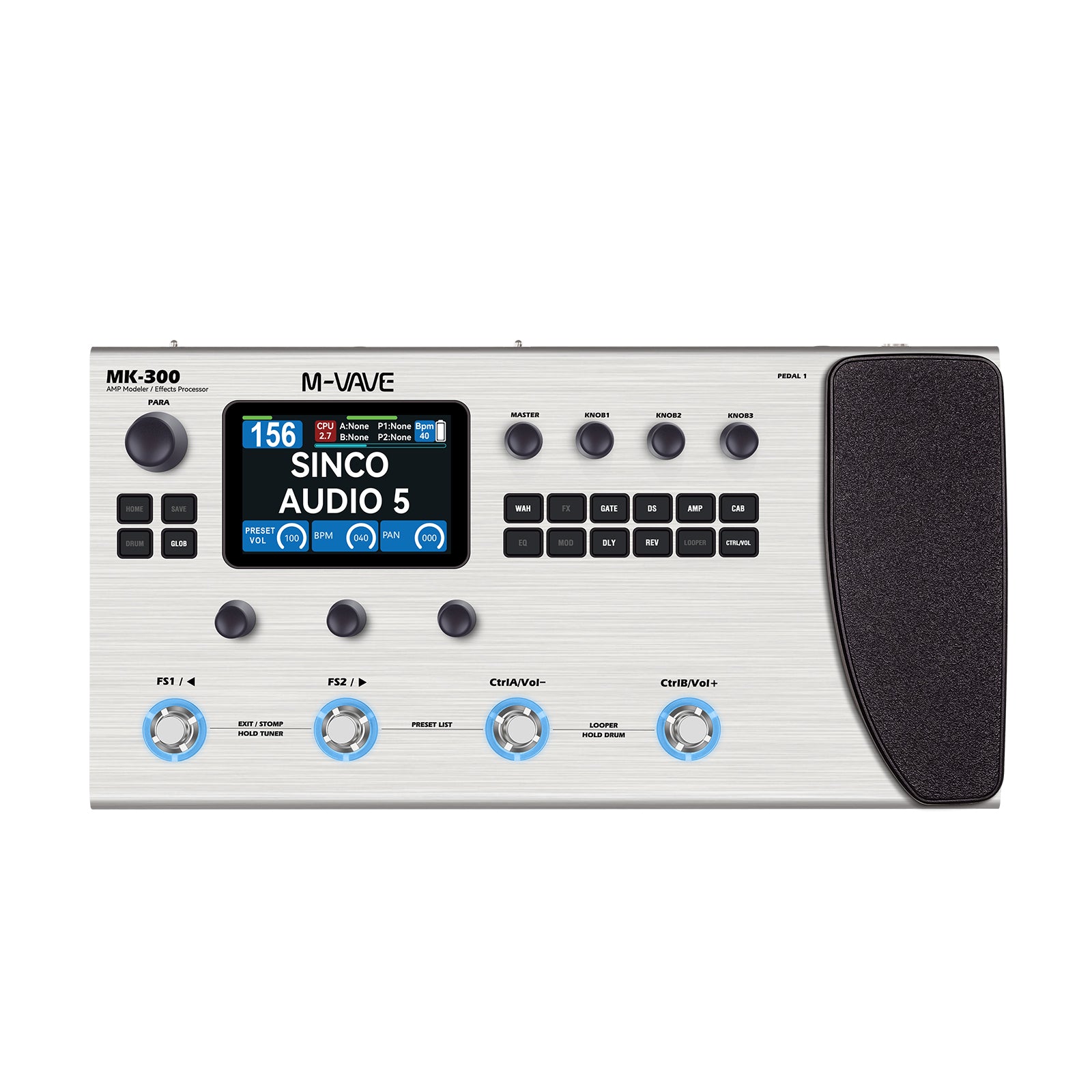 M-VAVE MK-300 Guitar Multi-Effect Processor – GUITARLICIOUS