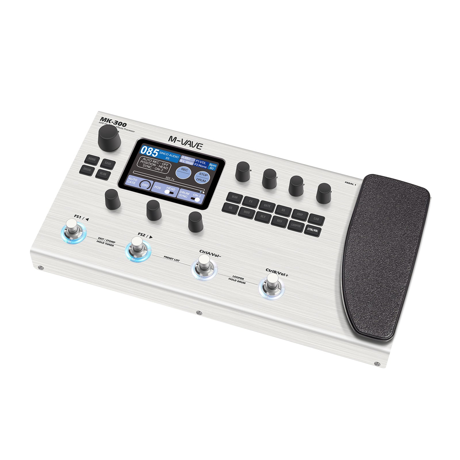 M-VAVE MK-300 Guitar Multi-Effect Processor – GUITARLICIOUS
