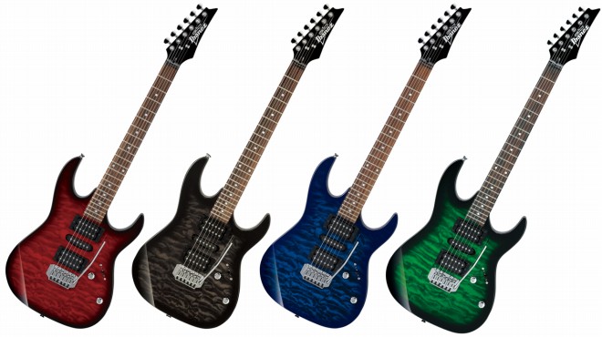 Ibanez GRX70QA エレキギター キルテッドメイプル ケース付属 Ibanez