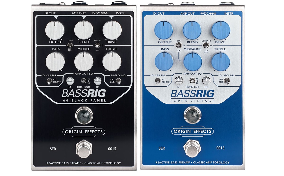 ORIGIN EFFECTS BassRIG Series｜クラシックベースアンプのバルブ