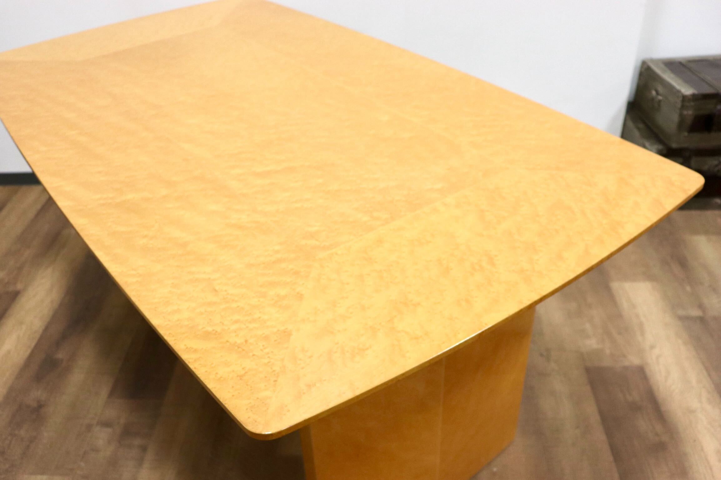 GMHF15○IDC大塚家具 バーズアイメープル ダイニングテーブル 食卓