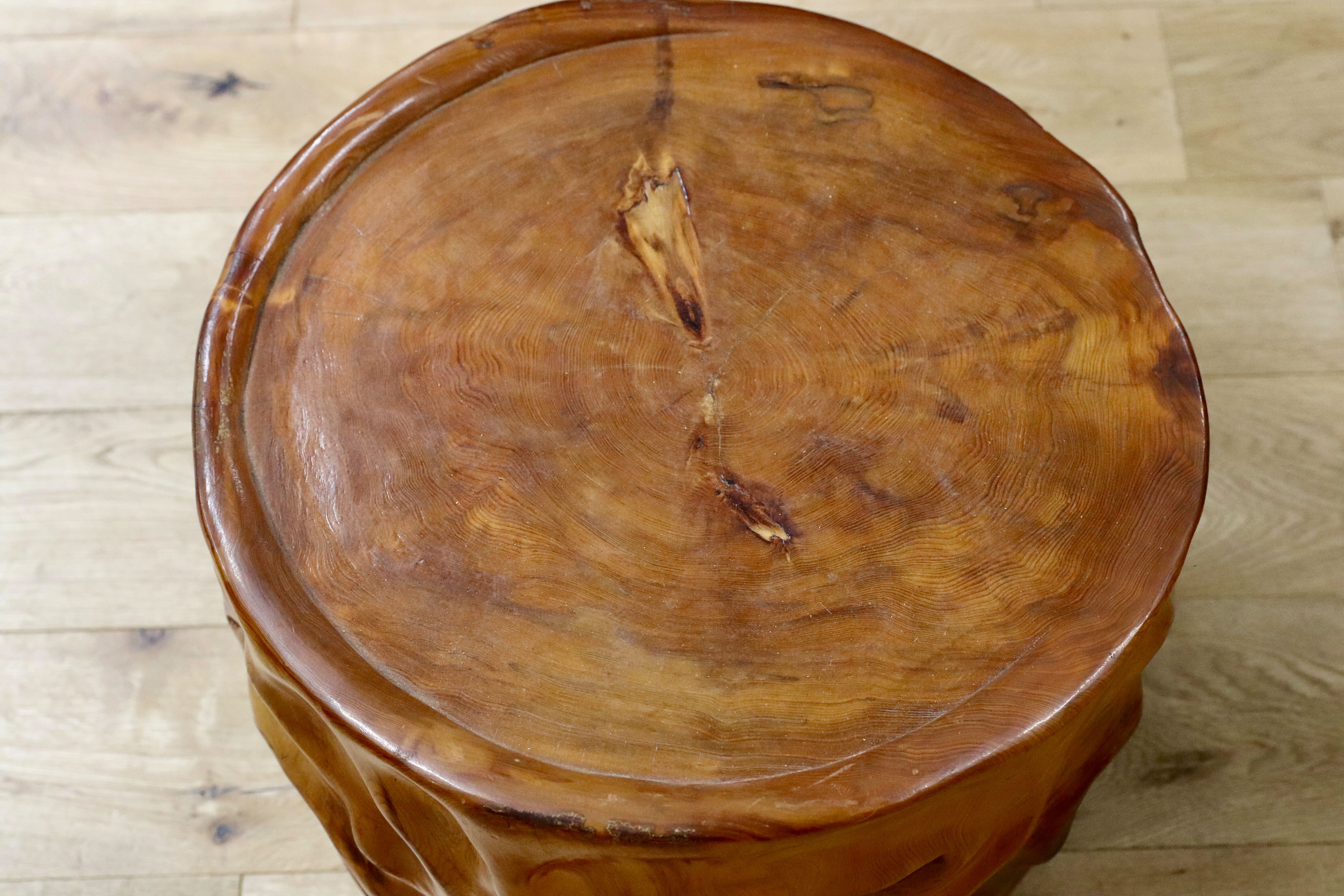 GMHH124A○世界遺産屋久杉 無垢材 スツール 椅子 腰掛け 和家具 工芸品