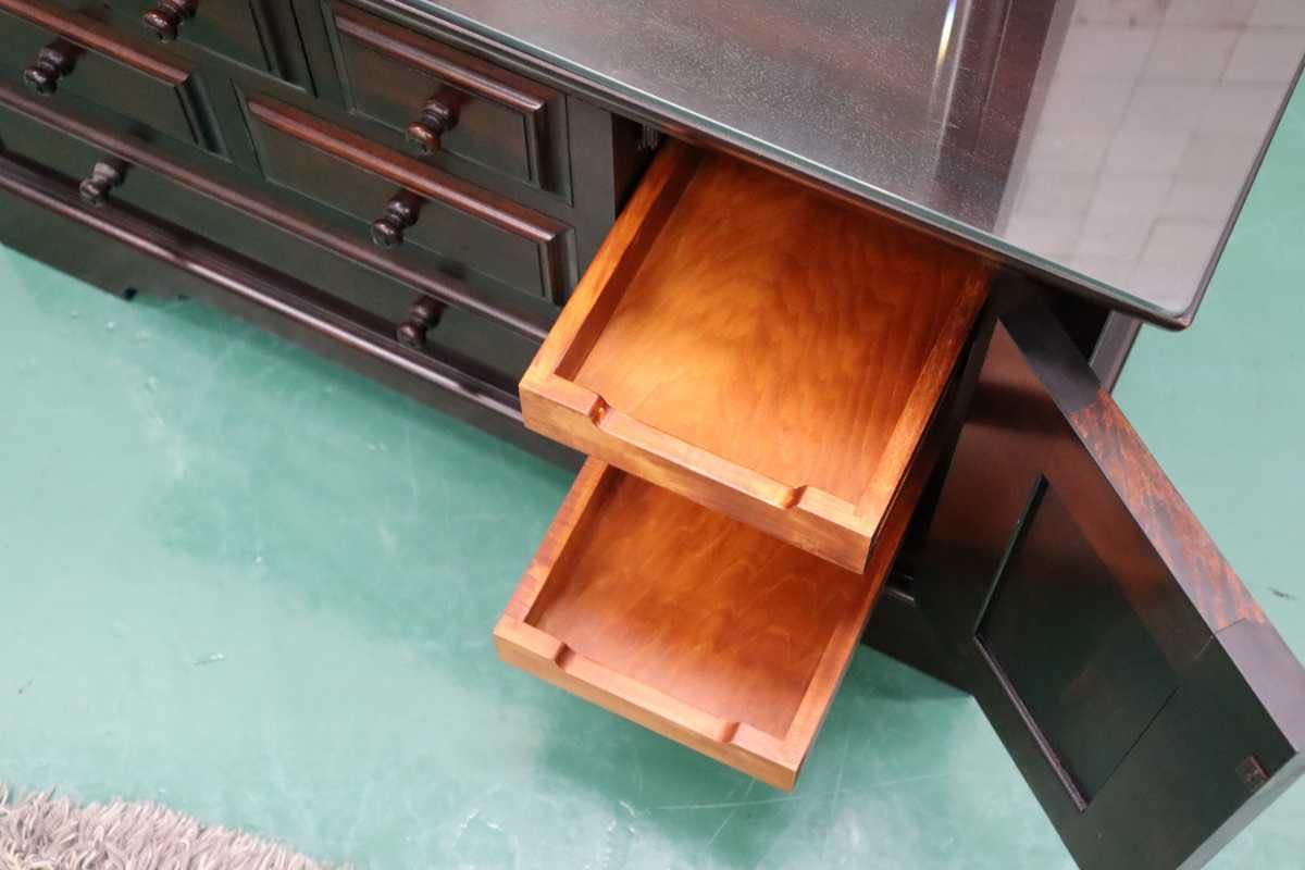 GMFH276○九州民芸家具 鏡台 ドレッサー 桜材 天然木 伝統工芸 和家具 和室