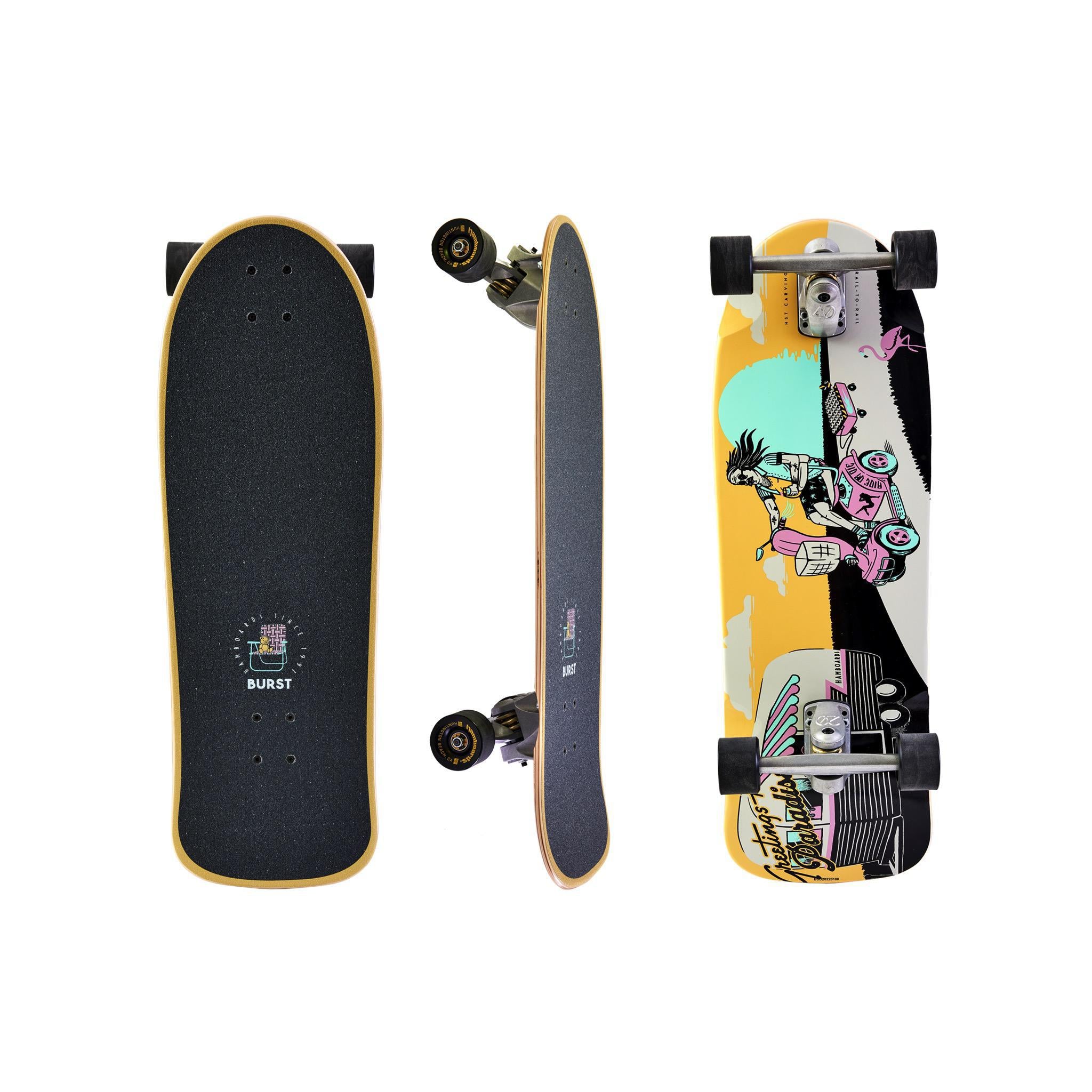Hamboards - HST Trucks | Carving Longboards and Cruisers | Skate Poles
