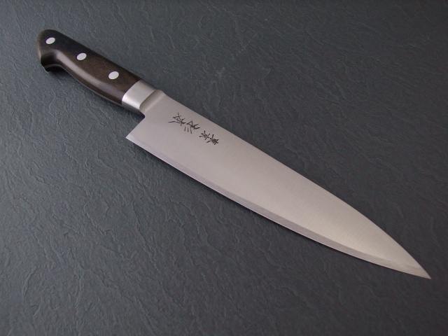 東京 杉本刃物 牛刀 270ミリ 炭素鋼 ツバ付き最上品 - 川口金物店