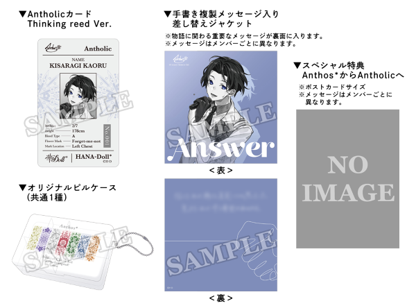 Anthos*ラストアルバム 4th season 5thアルバム「Human or Doll