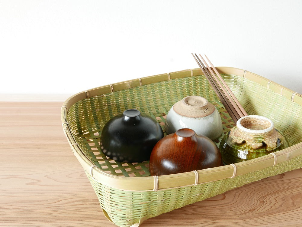 水切りかご 大 小 真竹 籐 広島県– ハナレアルタナ ONLINE STORE