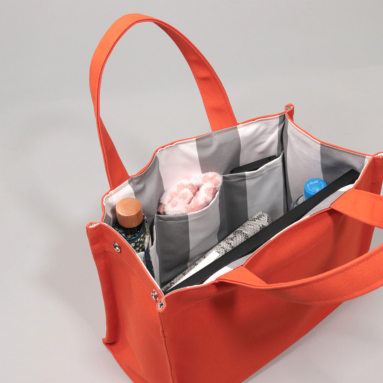 HANEANT KOBE / 【Everyトート】北欧×倉敷帆布 オレンジ 帆布トートバッグ