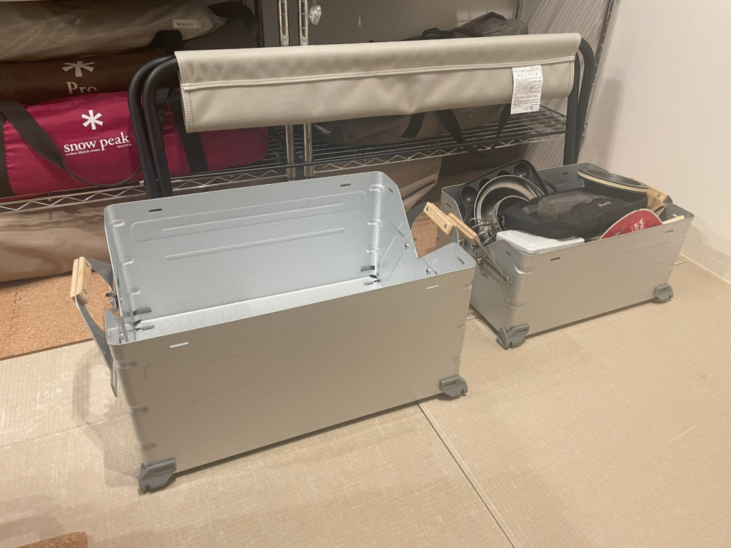 きなこモチさま専用peak シェルフコンテナ50 シェルコン 2つ きなこ