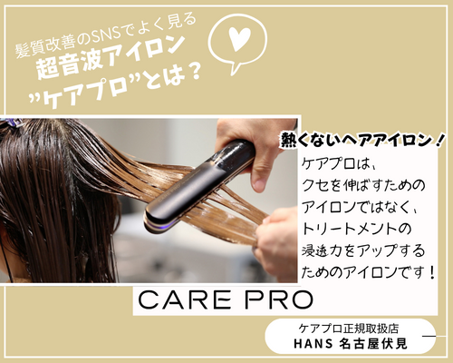 CARE PRO 超音波アイロン ケアプロ|名古屋、栄で トイトイトーイ 正規