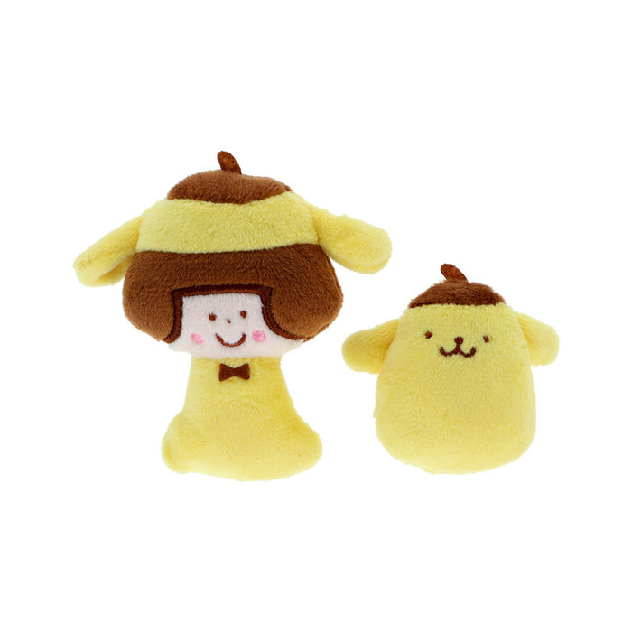 mizutama×サンリオキャラクターズ 第2弾 ぬいぐるみバッジ ポムポム