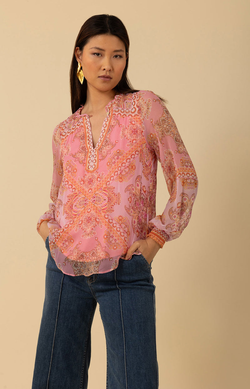 Renata Silk Top
