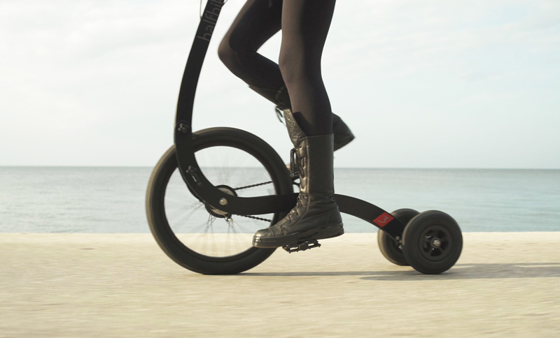 Halfbike | The compact and light stand up bike, anywhere with you!